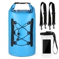 thumbnail image 1 of 15L Waterproof Dry Bag with Phone Case Bag Roll Top Dry Sack For Kayaking Boating Fishing Surfing Swimming Rafting, 1 of 8