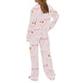 thumbnail image 4 of BILIKEYU Valentine's Day Heart Robe for Women Plush Cozy Pink, 4 of 5