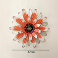 thumbnail image 2 of Pared De Flores De Metal, Decoración De Arte De Pared, Decoración De Girasol Colgante 3D Para Dormitorio, Sala De Estar, Oficina, Decoración Del Hogar Inevent HA044079-01, 2 of 6