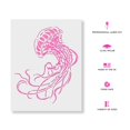 thumbnail image 2 of Plantilla reutilizable de mylar con medusa de Stencil Revolution, 2 of 4