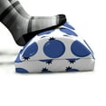 thumbnail image 5 of Forest Foot Rest, Blueberry Circles Woodland Fruits Herbs Yummy Summer Exotic Juicy, Non-Slip Backing Adjustable Ergonomic Memory Foam Leg Support for Office, Violet Blue and White, by Ambesonne, 5 of 5