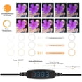 thumbnail image 4 of Anillo de luz LED con soporte para trípode y 1 soporte para teléfono, anillo de selfie de escritorio regulable compatible con maquillaje de vídeo en directo para fotografía, 3 modos de luz Afortunado Sencillez, 4 of 5