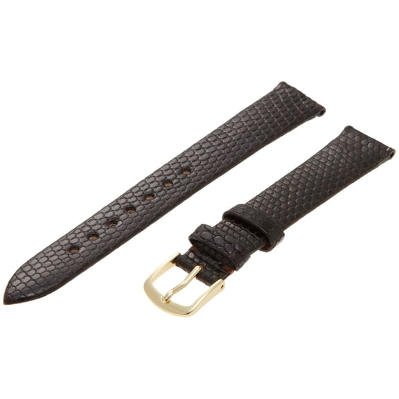 Hadley-Roma Men's MSM700LB-200 20mm Long Brown Genuine Lizard Leather Watch Strap