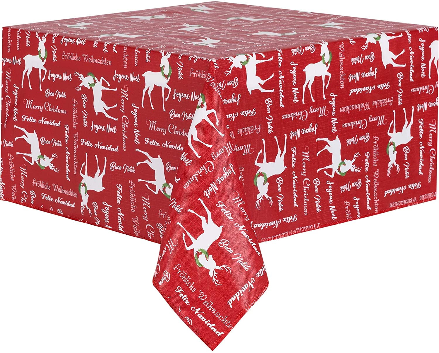 Christmas Tree Shop Vinyl Tablecloth Christmas Woodland Gloss Vinyl