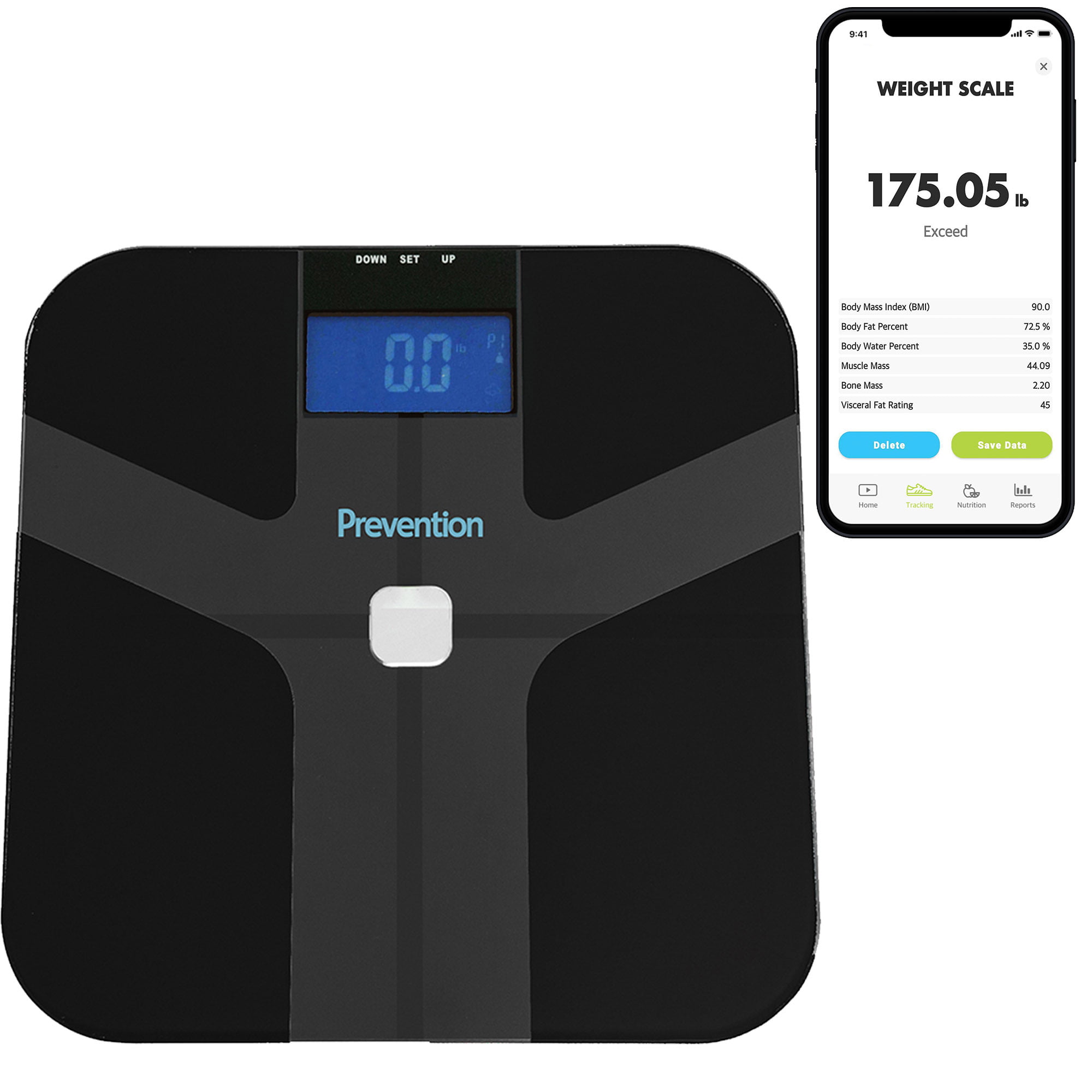 Body Fat Analyzer Weight Scale - Black – LAZLE USA