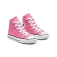 thumbnail image 4 of Converse Unisex Kids High-Top Sneakers, Round Toe Pink, Size 12Y, 4 of 8