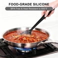 thumbnail image 6 of LIZEVINC 6 Pack Silicone Spatula Set – Heat Resistant up to 600°F, Non-Stick Kitchen Utensils for Baking, Cooking, Mixing, Dishwasher Safe, 6 of 8