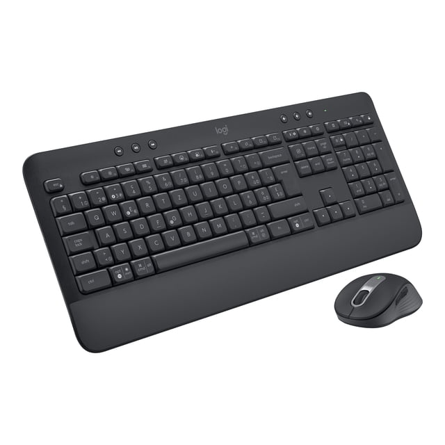 Logitech Signature MK650 Combo for Business - Keyboard and mouse set - wireless - Bluetooth LE - QWERTZ - French - graphite