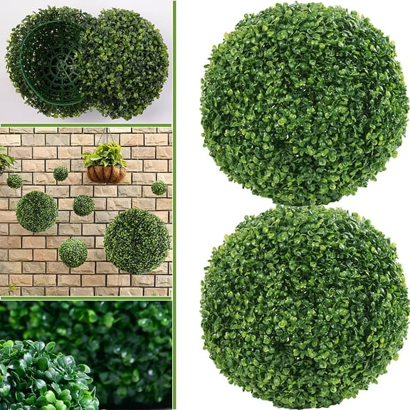 Artificial Topiary Ball Fake Boxwood Plant Decoration Balls for Garden Indoor Outdoor Home Wedding Birthday Party Decor,1PC