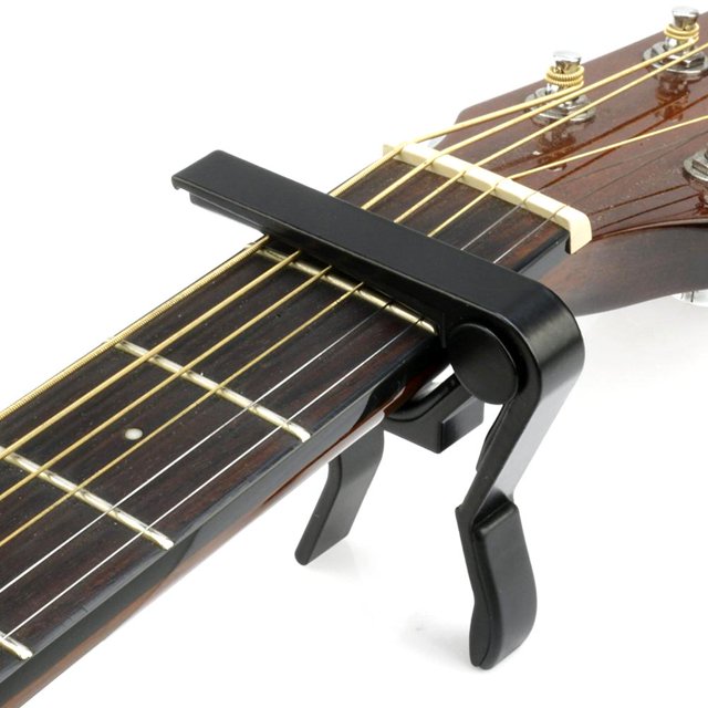 Abrazadera De Afinación Abrazadera de afinación de guitarra acústica clásica eléctrica de 6 cuerdas de aluminio para guitarra