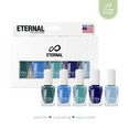 thumbnail image 2 of Eternal Blue Nail Polish Set for Women (OCEAN VIEW) - Green Nail Polish Set for Girls - Lasting & Quick Dry Non Toxic Nail Polish Kit for Home DIY Manicure & Pedicure - Made in USA, 13.5mL (Set of 5), 2 of 6