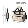 thumbnail image 3 of FORMRS Insulated Cooler Bag 24 Cans Capacity Soft Leakproof Lunch Box with Side Pockets, Pink Seashell, 3 of 7