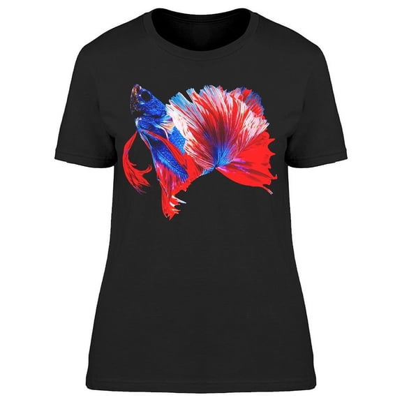 Betta Fish Swimming Graceful T-Shirt Women -Image by Shutterstock, Female x-Large