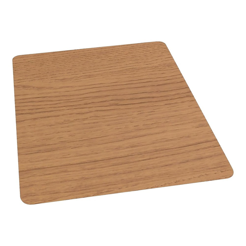 Staples 36" x 48" Laminate Chair Mat for Hard Floors Chestnut 23343