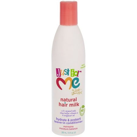 Just for Me Natural Hair Milk Oil Hydrate & Protect Leave-In Conditioner 10 fl. oz. (Best Products For Thick Frizzy Hair)