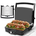 thumbnail image 1 of Plancha eléctrica Panini Press, sandwichera Baker's Friend, 1 of 6