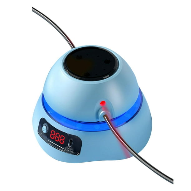 Máquina para saltar la cuerda, máquina para saltar, velocidad ajustable, bajo ruido, contador Digital para adultos y niños, para saltar, gimnasio en azul