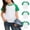 01 Green, variant on Boys and Girls Multipack Raglan T Shirts, Round Neck Short Sleeve Ringer Blank Tops, Holiday Party Custom Print Casual Tees