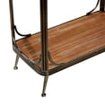 thumbnail image 4 of DecMode 24" x 71" Brown Wood 5-Tier Shelving Unit, 1-Piece, 4 of 8