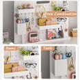 thumbnail image 4 of Desk Pegboard Small Pegboard Desk Back Panel, Pegboard Combination Kit, Workstation Shelves Display Shelf, for Office, Desk, Workbench(57 * 38cm), 4 of 7
