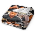 thumbnail image 2 of Blanket Michael Actors B. Jordans Throw Flannel Blankets Warm Soft Cozy Fuzzy Air Conditioning Blanket for Living Room Sofa Bed Gift Blankets for All Seasons 40"x50", 2 of 6
