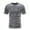 Silver, variant on Mens Shirts Short Sleeve t Shirts Summer Crew Neck Silver T-Shirts Size 2XL