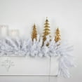 thumbnail image 7 of 9ft Artificial White Christmas Garland – Snowy Pine Needle Garland for Mantel, Staircase, Door Frame & Holiday Party Decoration, Winter Xmas Tree Hanging Garland for Indoor Outdoor Décor, 7 of 7