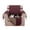 Burgundy/Tan, variant on LUXSHARE HOME Reversible Pet-Friendly Chair Cover, Waterproof Washable, Elastic Straps,Chocolate/Beige