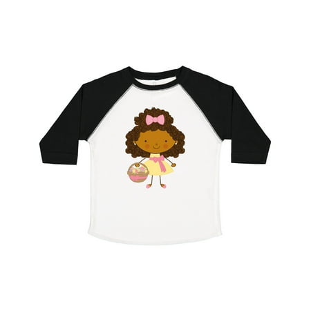 

Inktastic Easter African American Girl Gift Toddler Toddler Girl T-Shirt