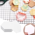 thumbnail image 3 of Visland 300 Pcs Piecing Paper Hexagon Quilting Templates Set 10mm 22mm 36mm Piecing Paper Templates for Quilting Sewing DIY Patchwork, 3 of 8