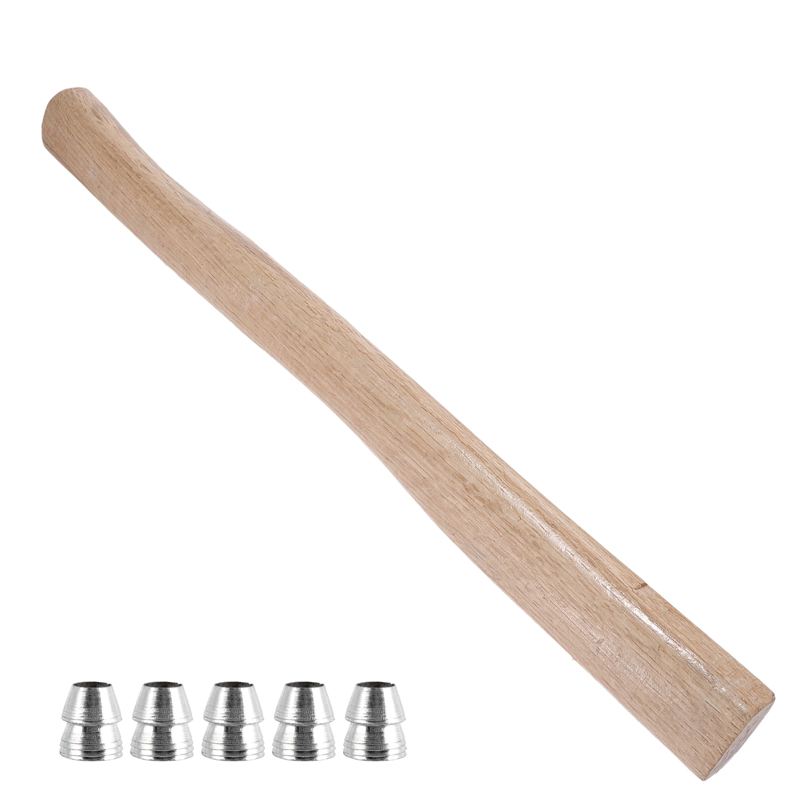 2 Sets Handle Wooden Replacement Hatchet Handle Woodworking Tool with Wedges