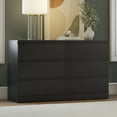thumbnail image 6 of Brindle 6 Drawer Dresser, Black Oak, by Hillsdale Living Essentials, 6 of 24