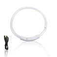 thumbnail image 1 of Cuello de mascotas LED LIGHTING Suministros para mascotas Ajustable USB Carga Luminosa Pérdida Luminosa Accidentes Cuellos de Luz Collars Safety Para El Outdoor Medium Colorful Eigraketly HA010373-15, 1 of 6