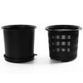 thumbnail image 6 of CreativeArrowy Plastic Planter Pot Orchid Pots with Holes Mesh Net Orchid Planter Flower Pots with Trays, 6 of 10
