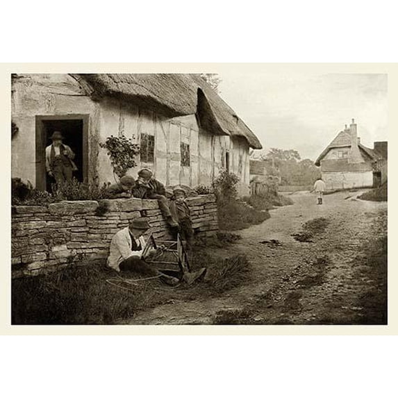 The Old Chair Mender-Fine Art Canvas Print (20" x 30")