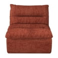 thumbnail image 3 of Floor Sofa, Modern Armless Floor Lounge Chair, Comfy Accent Bean Bag Couch, Single Corner Chair Sofa for Living Room Bedroom Salon Office (Orange), 3 of 6