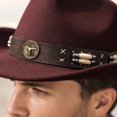 thumbnail image 6 of Qwertyu Cowboy Hat for Men Women Classic Cowgirl Hat Wide Brim Western Women Mens Cowboy Hats Cowgirl Hats Gifts Coffee, 6 of 6