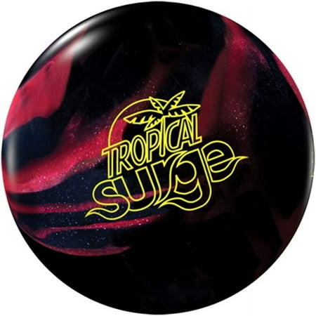 Storm Bowling Products Storm Tropical Surge Bowling Ball- Black/Cherry 15lbs