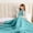 Green, variant on Fridja Summer Clearance Summer Cooler Quilt, Mugwort Ice Cooler Comforter Ultra Soft Skin-Friendly Ventilation Breathable Thin Ice Blanket for Hot Sleepers and Night Sweats, 39.37" x 59.05", Green