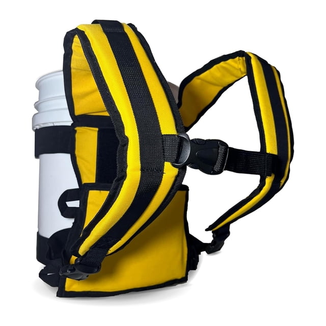 Mochila con Correas para Transportar Aspiradoras Húmedas y Secas al Aire Libre o Enfriadores de Agua (Dorado)