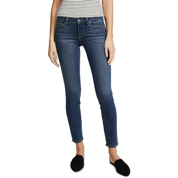 PAIGE Denim Womens Transcend Verdugo Ultra Skinny Ankle Jeans - Walmart.com