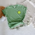 thumbnail image 2 of SMILEY HAPPY FACE Embroidery Patch Short sleeve Tees, 2 of 5