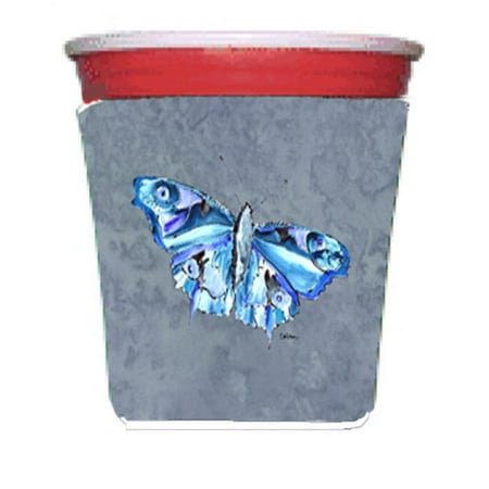 

Butterfly On Gray Red Solo Cup bottle sleeve Hugger - 16 To 22 oz.
