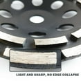 thumbnail image 3 of Labymos Roue Imprégnée de Diamants, Pièce Polie en Béton Marbré Épais, Roue Abrasive à Double Rangée, 3 of 8