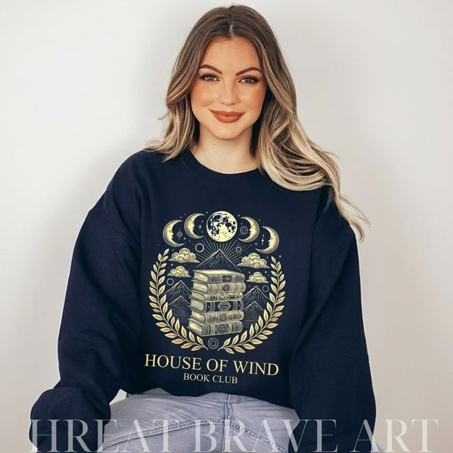 H0use Of Wind Book Club Shirt, Acot@r Book Club Shirt, Book Lover Gift, Library Reading Ro - As Picture - M