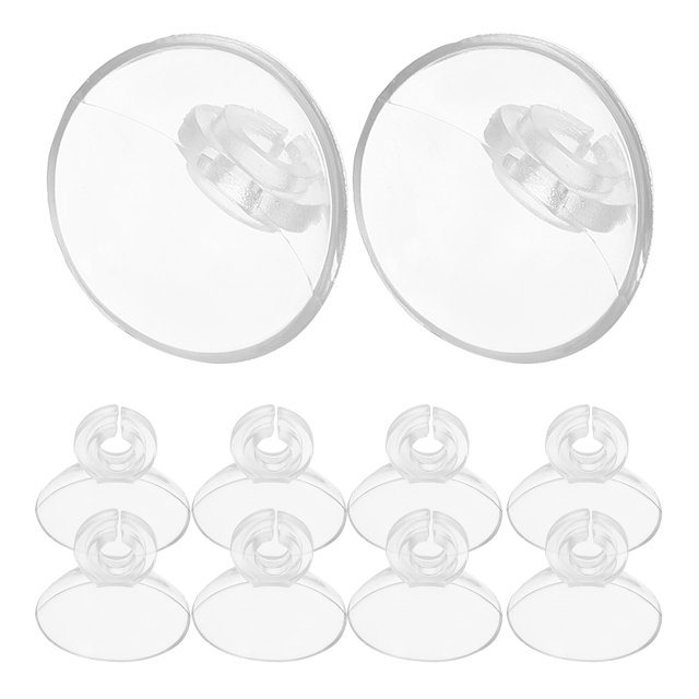 COMPUKAS 20Ud Clips Para De En Acuarios Con Ventosa Confiable Y Material Resistente ABS