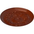 thumbnail image 3 of Ekena Millwork 20"OD x 1 1/2"P Damon Ceiling Medallion (Fits Canopies up to 3 3/8"), Hand-Painted Firebrick, 3 of 6