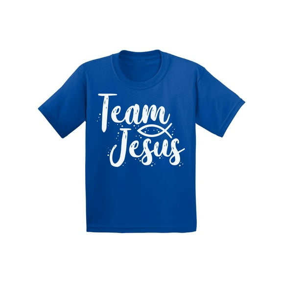 Awkward Styles Team Jesus Toddler T-Shirt for Kids Christian T-Shirt for Boys Christian Shirts for Girls White Jesus T-Shirt for Children Christian Gifts for Little One Jesus Clothing for Children