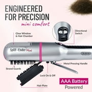 Split Ender Mini - Cordless Split End Hair Trimmer, Automatic 3 AAA Battery Home Care Clipper - Pink