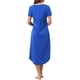 thumbnail image 3 of INSPIRE CHIC Camisón de Mujer V Cuello Corto Manga Larga Vestido de Lounge Primavera Verano con Bolsillo XL Azul Real, 3 of 6